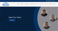 Desktop Screenshot of direct2utraining.com